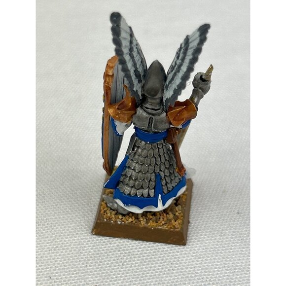 Hand Painted Warhammer Fantasy High Elf Hero Miniature Winged Helm Shield - Picture 4 of 9